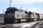 Westbound manifest prepares to depart Belt Yard